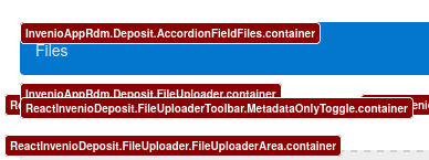 Metadata-only checkbox overridable ID in an overlay