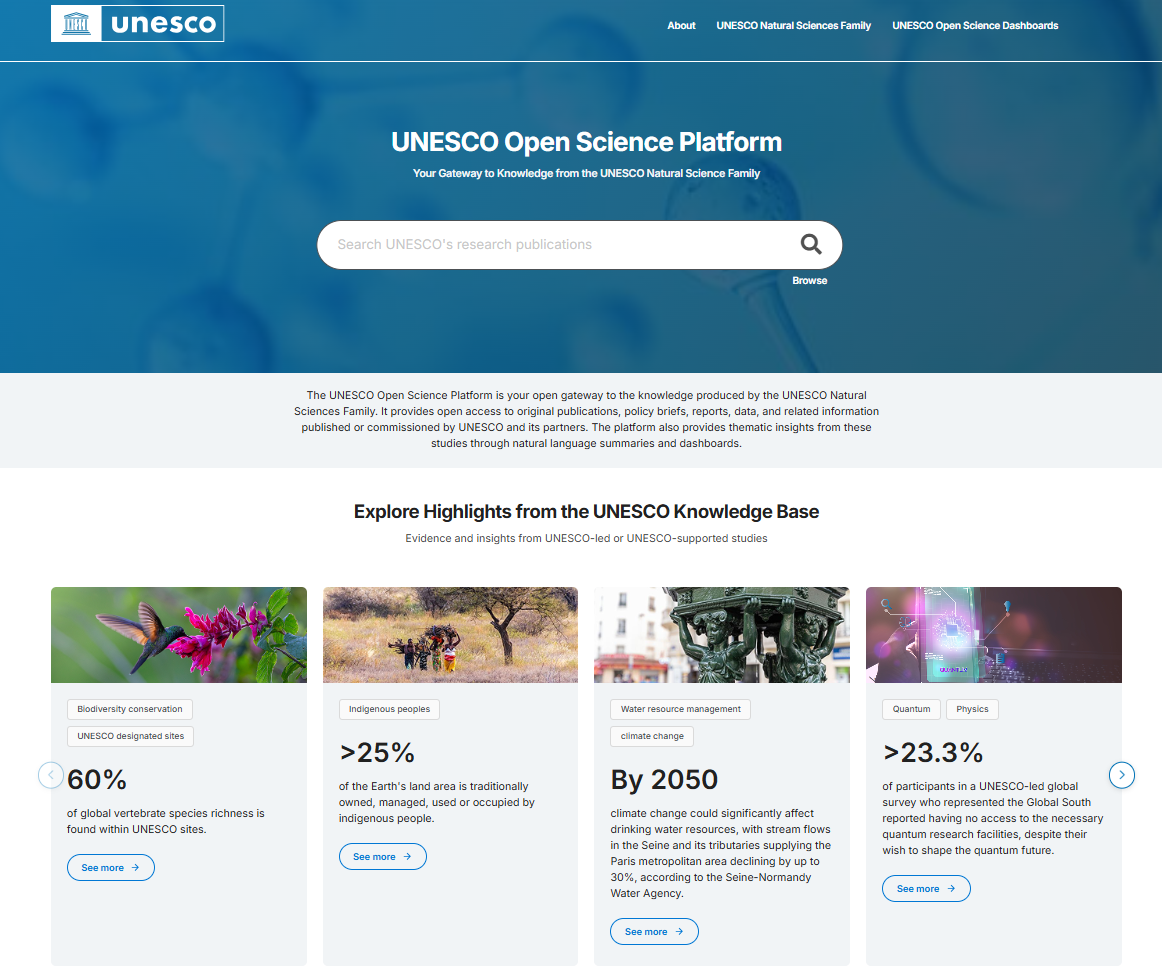 UNESCO Open Science Platform
